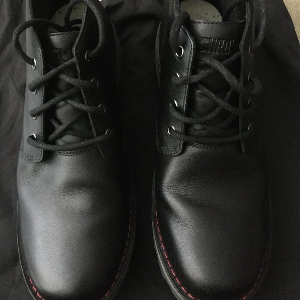 Chrome 202 mid boots black leather